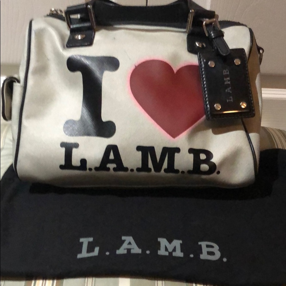 Gwen Stefani. I love L.A.M.B Heart doctors bag
